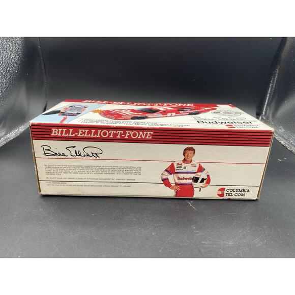 Vintage NASCAR Bill Elliott #11 Budweiser Corded Telephone Columbia Tel-Com - Picture 10 of 14